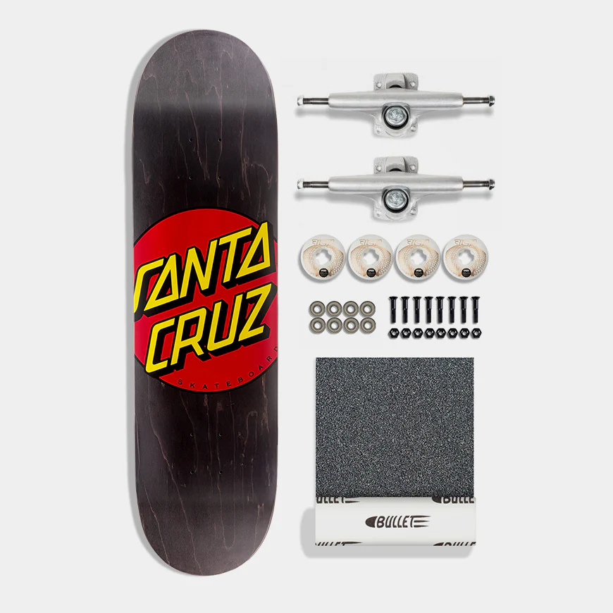 Build at Home Complete - Classic Dot with Bullet and Ricta Wheels - 8.25in x 31.83in