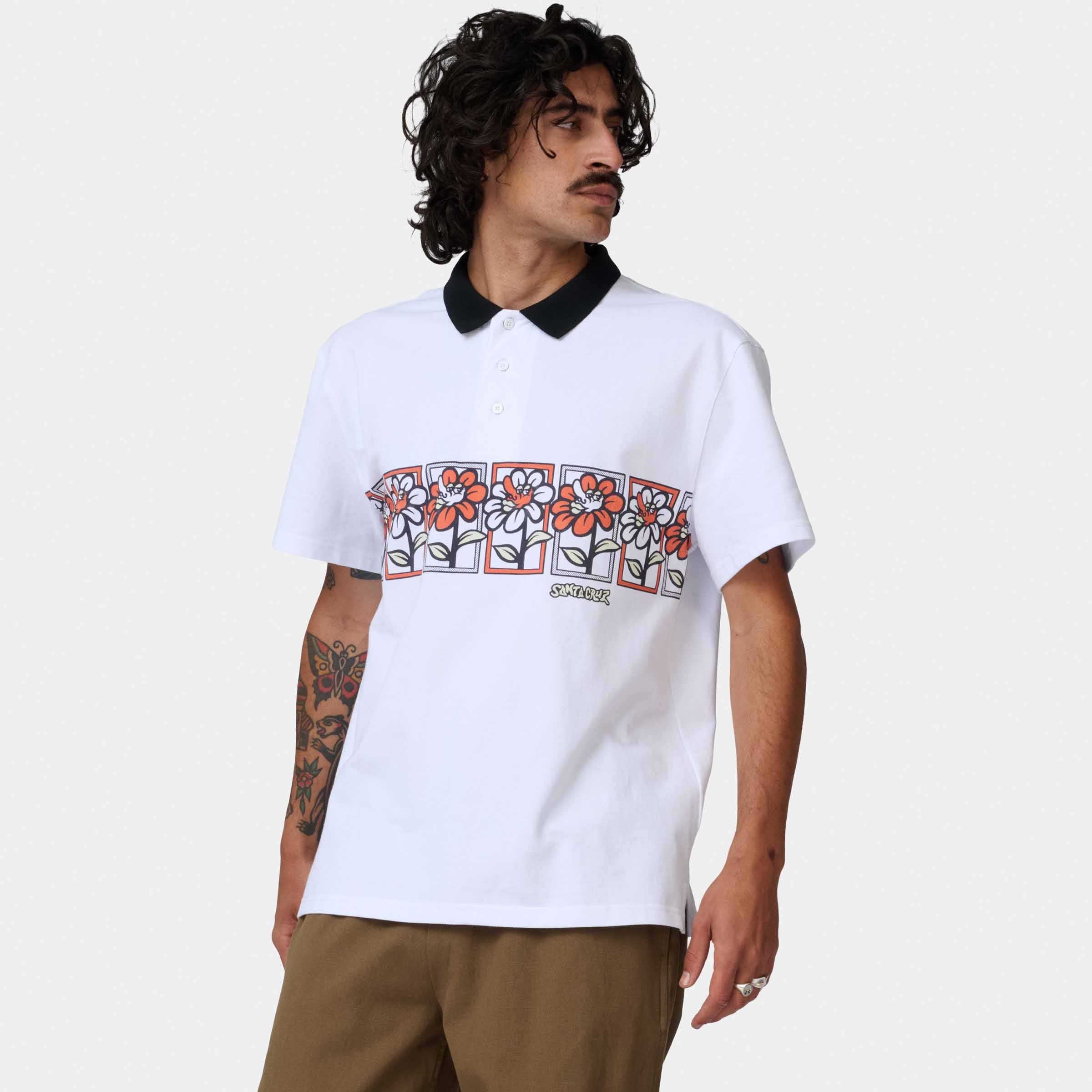 Delfino Flower Guys Polo - Image 3