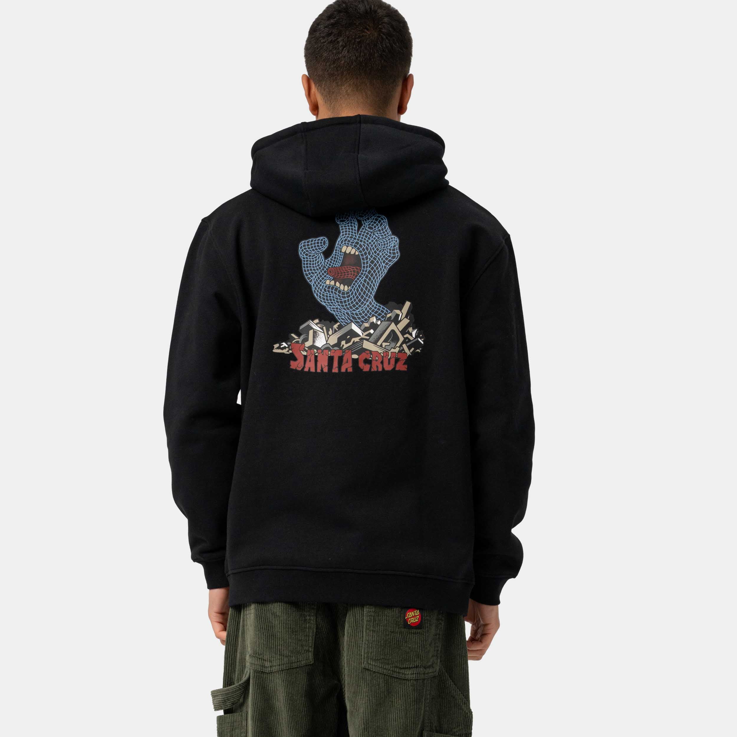 Kendall Grid Hand Centre Hoodie - Image 4
