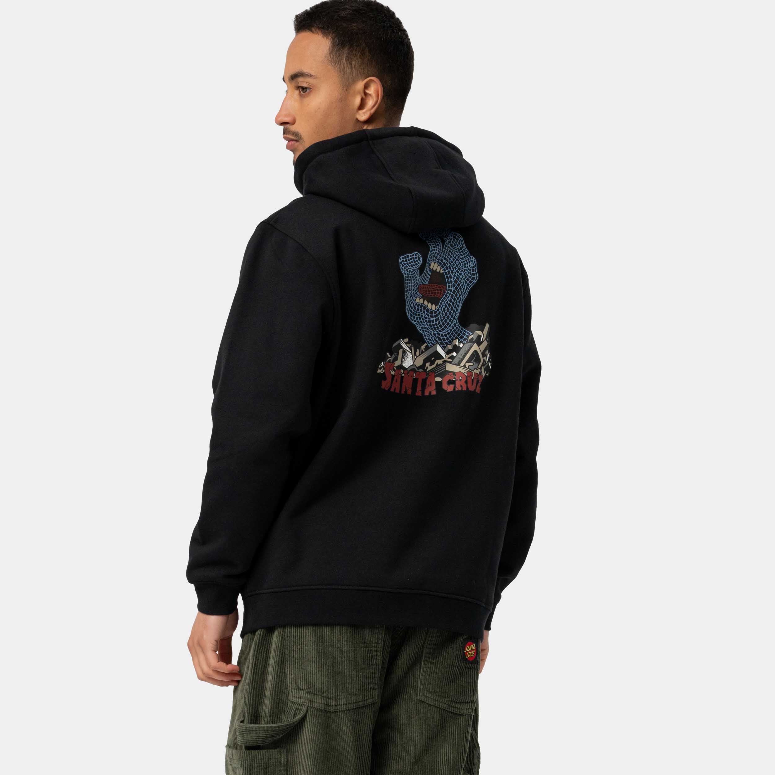 Kendall Grid Hand Centre Hoodie - Image 5
