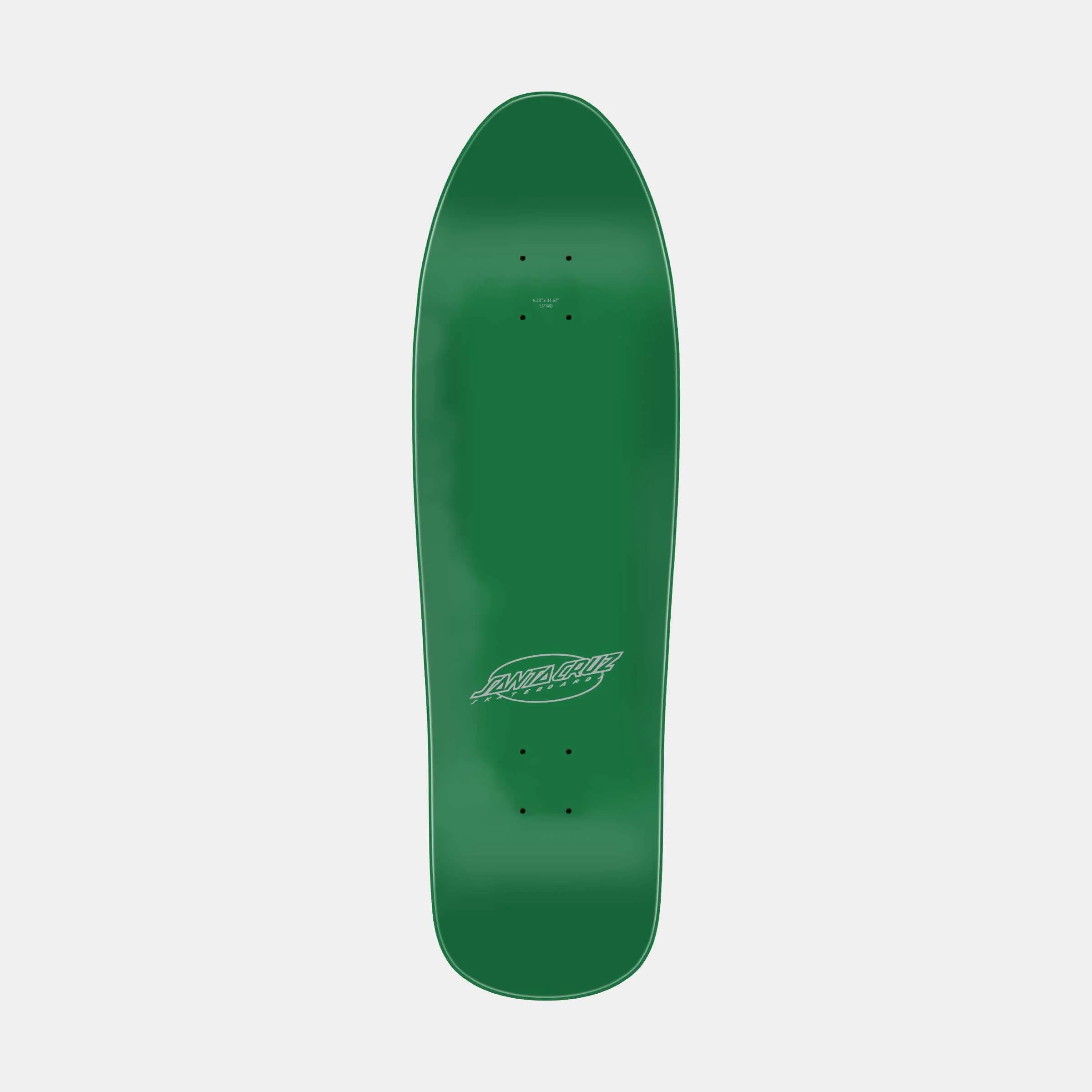 Meek Pinstripe Slasher Green Shaped Skateboard Deck 9.23in x 31.67in - Image 2