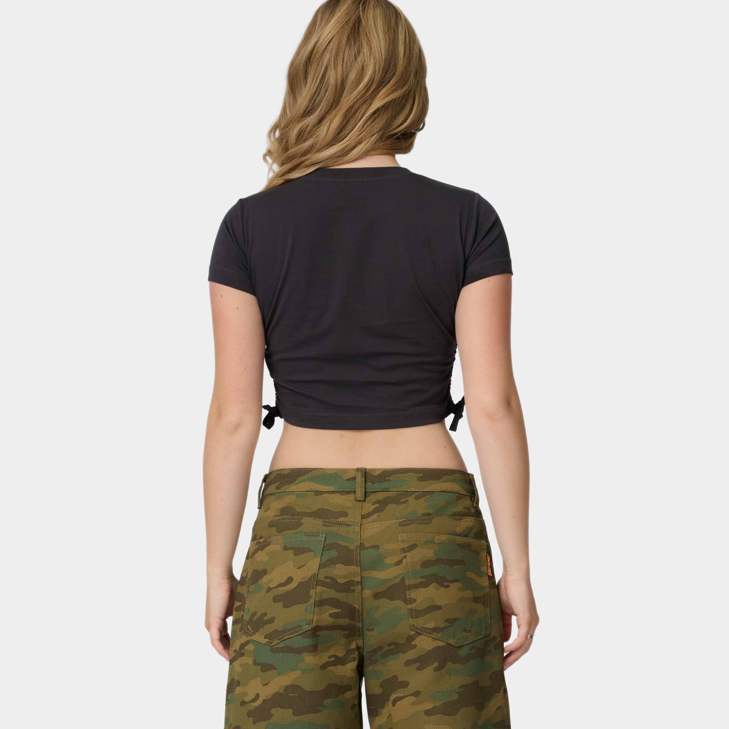 Ringed Flower Tie T-Shirt - Image 4