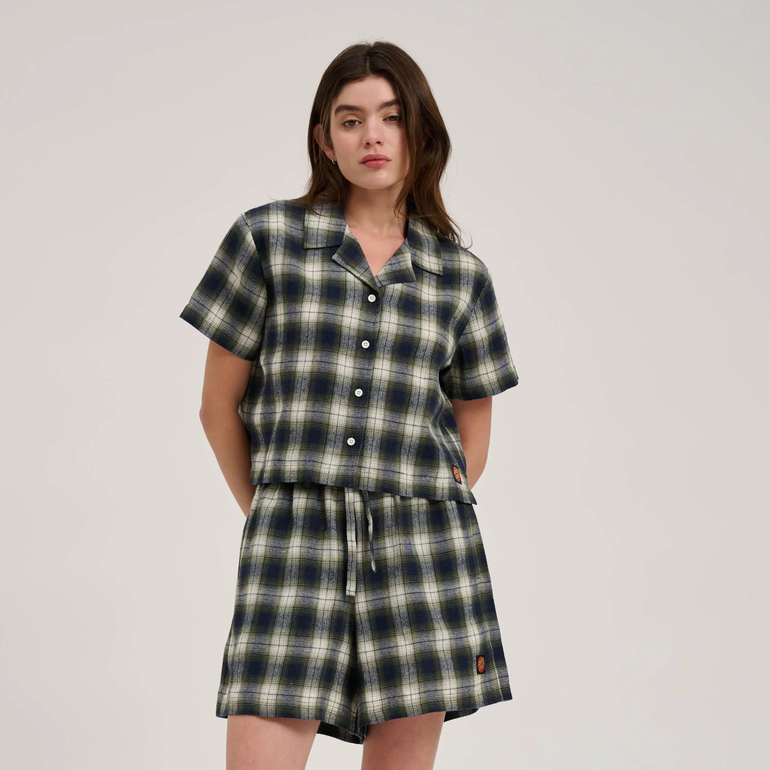 Classic Check Crop Shirt - Image 3