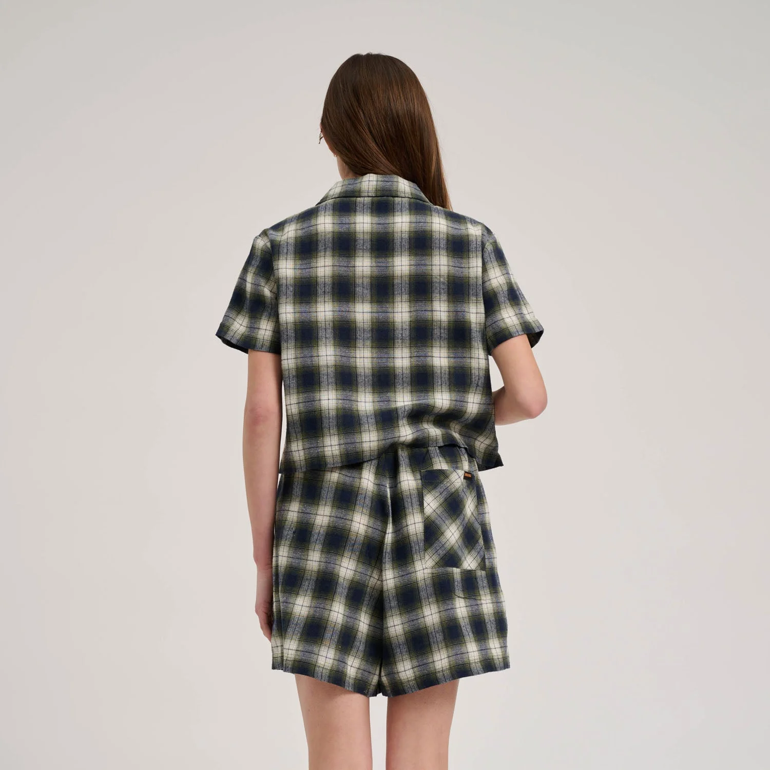 Classic Check Crop Shirt - Image 4