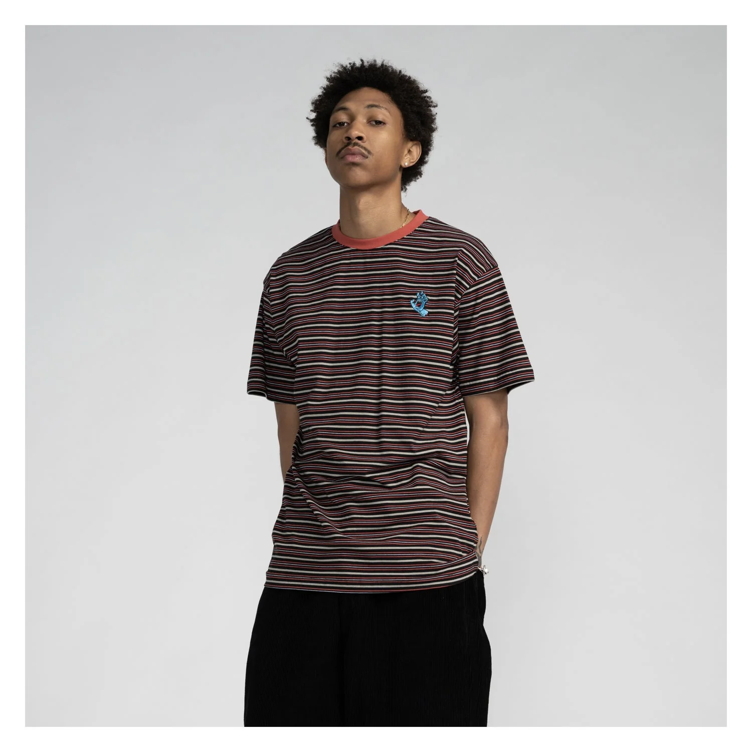 Mini Hand Stripe T-Shirt - Image 3