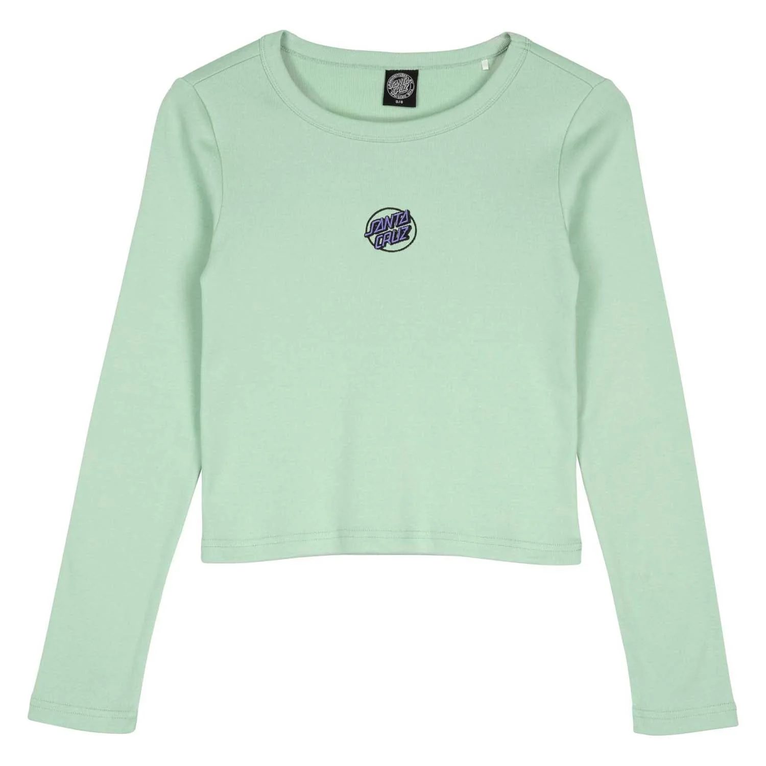 Partial Dot Emb Long Sleeve T-Shirt