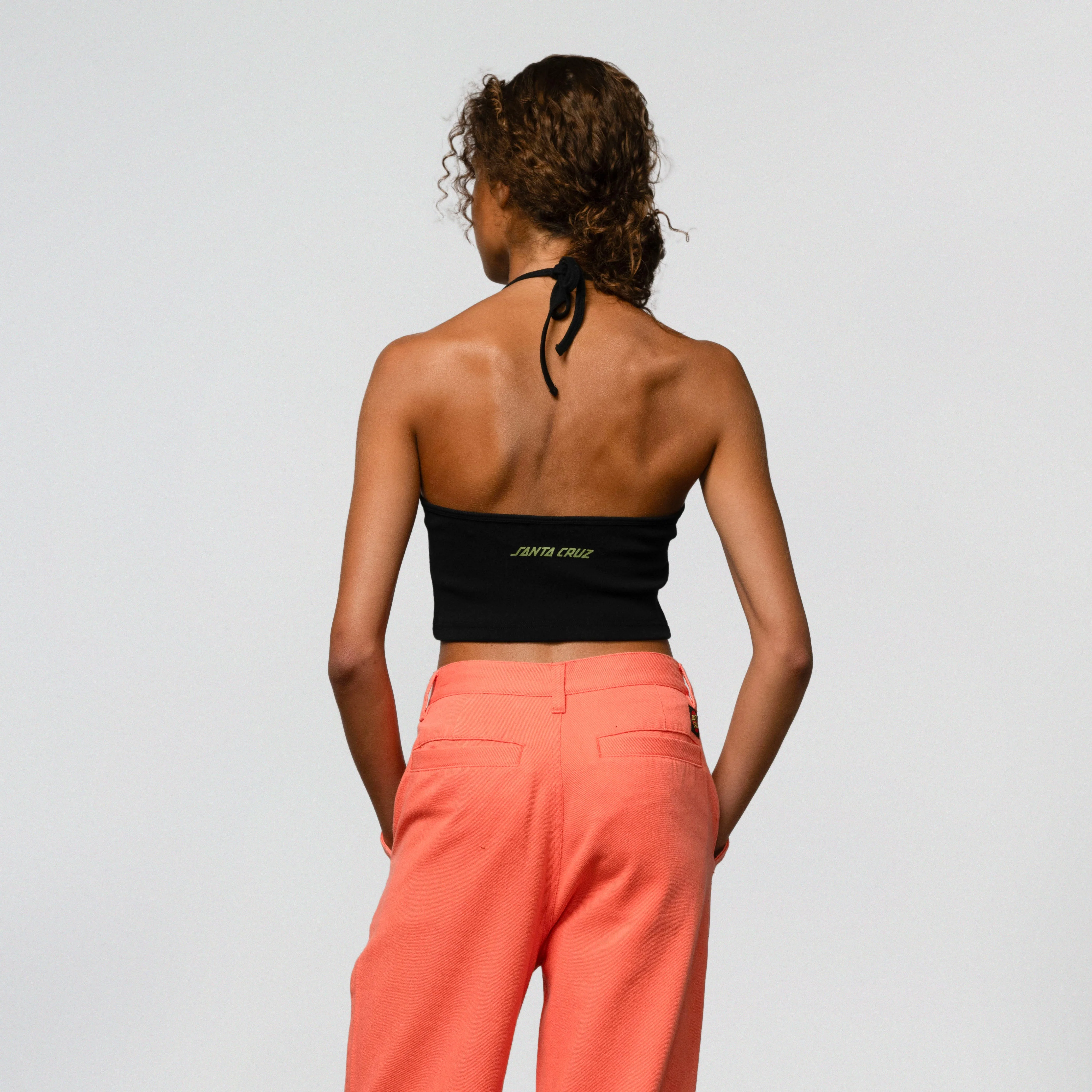 Rose Glimmer Halter Top - Image 3