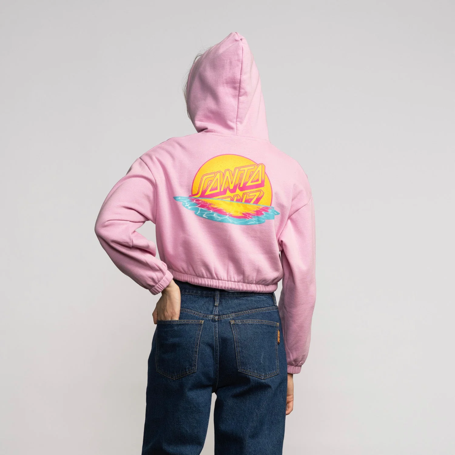Sunrise Dot Zip Hoodie - Image 3