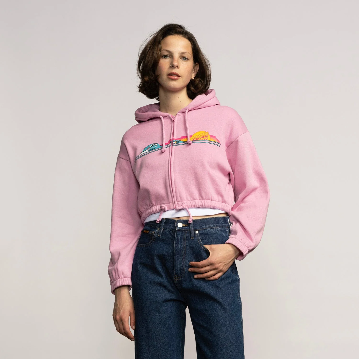 Sunrise Dot Zip Hoodie - Image 4