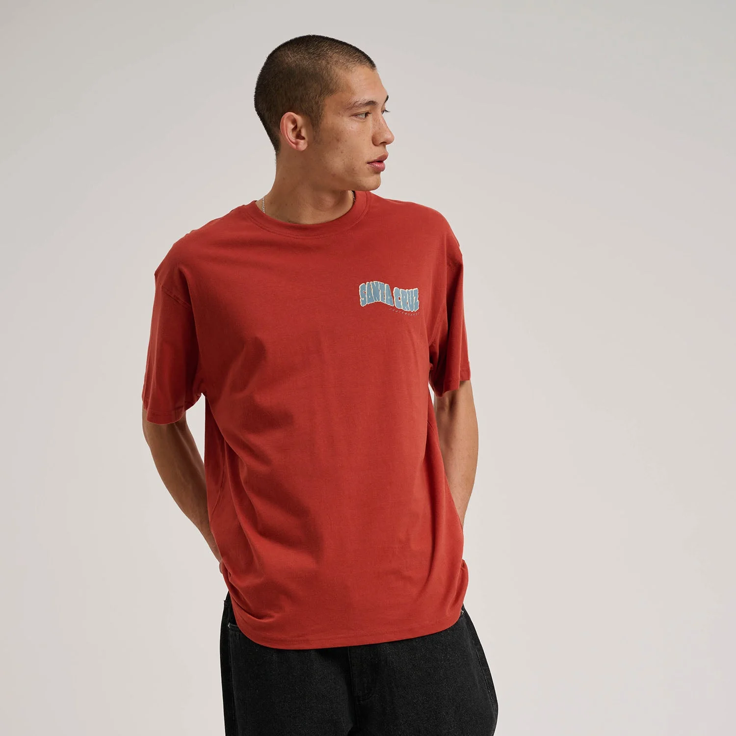 Tiki Hand Strip T-Shirt - Image 3