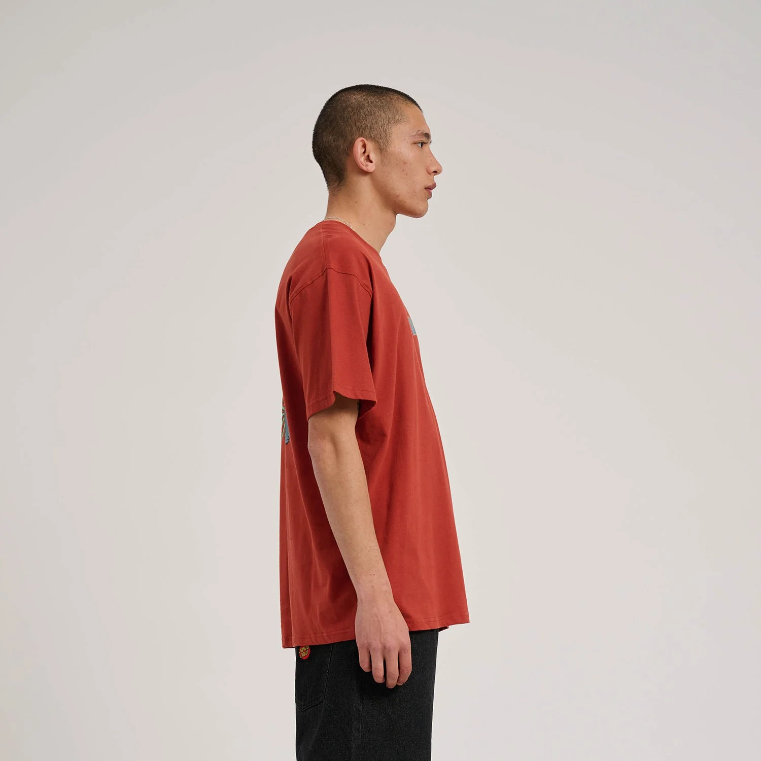 Tiki Hand Strip T-Shirt - Image 4