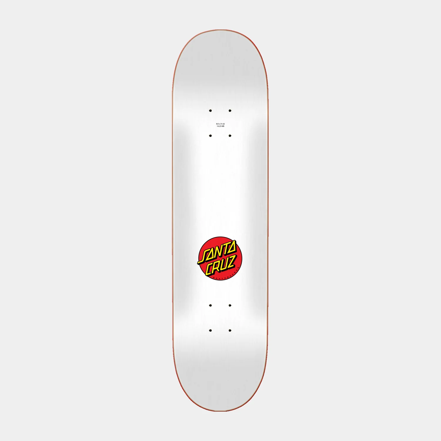 Classic Dot Skateboard Deck 8in x 31.62in - Image 2