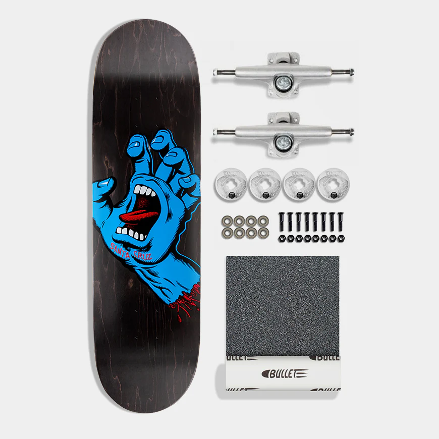 Build at Home Complete - Screaming Hand w Ricta Wheels 8.6in x 31.95in