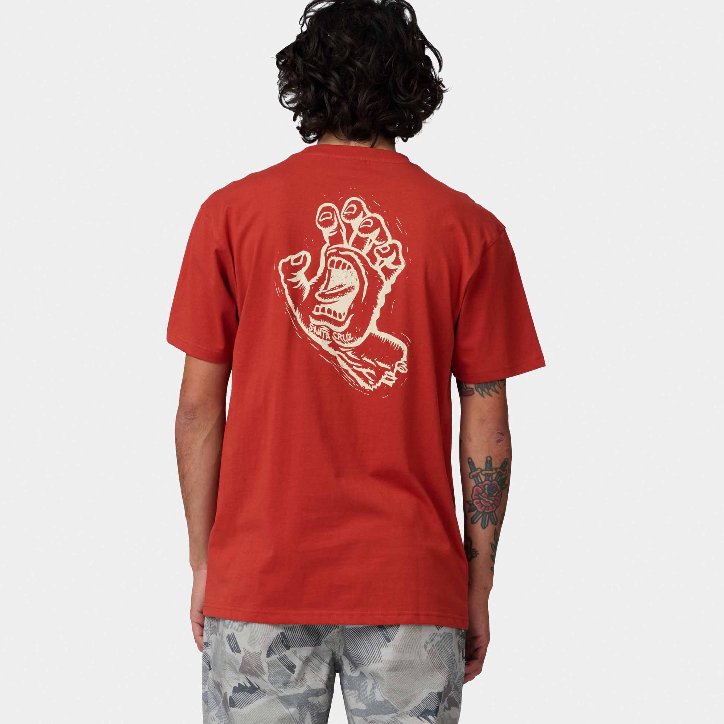 Stamped Screaming Hand T-Shirt - Image 4