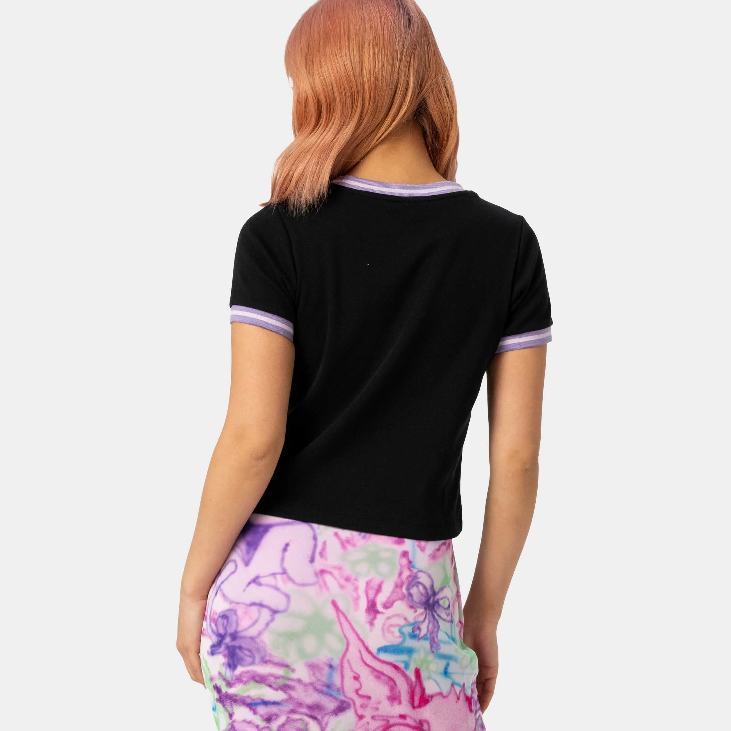 Strip Digi Mesh Skirt - Image 6