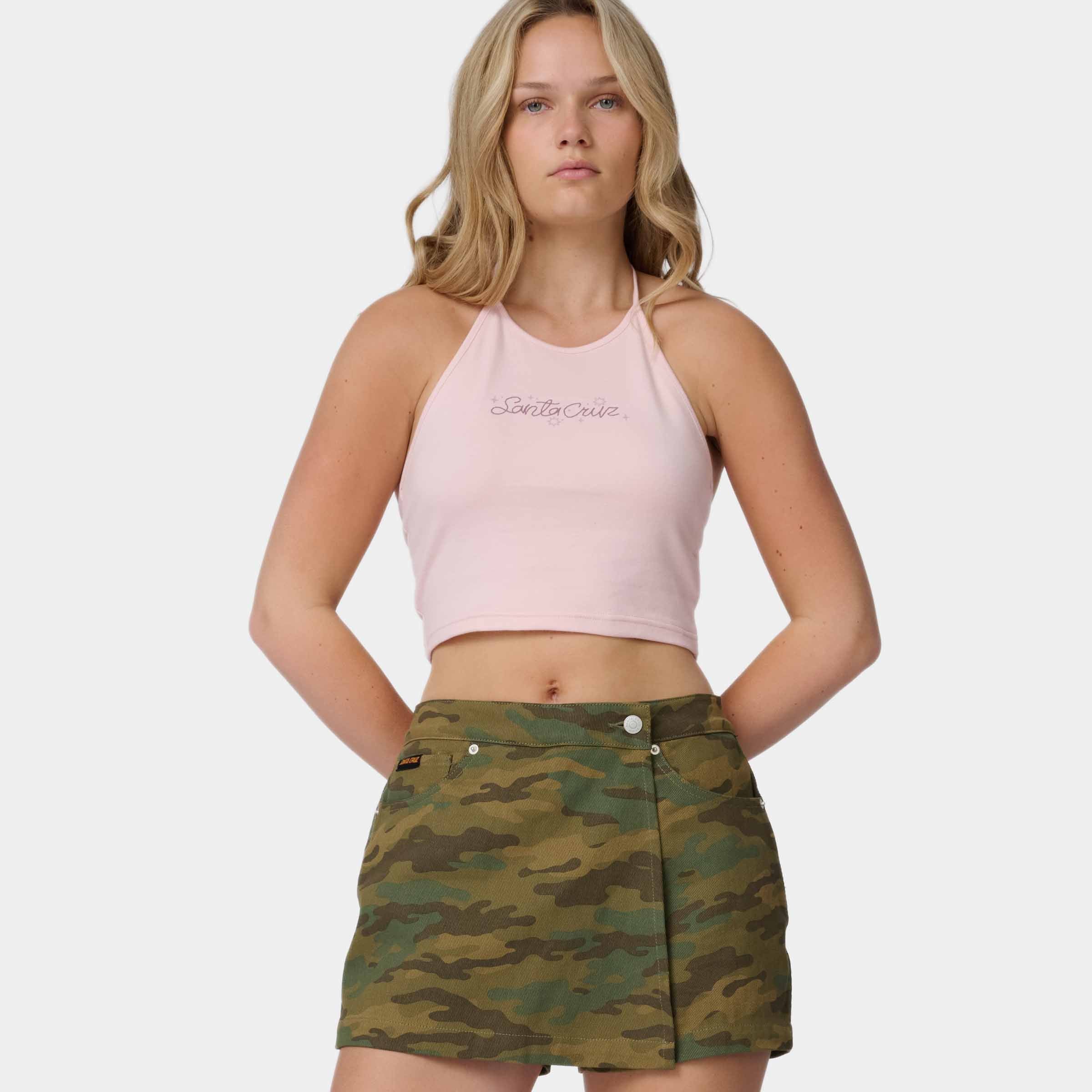 Sun Stamp Strip Halter Top - Image 3