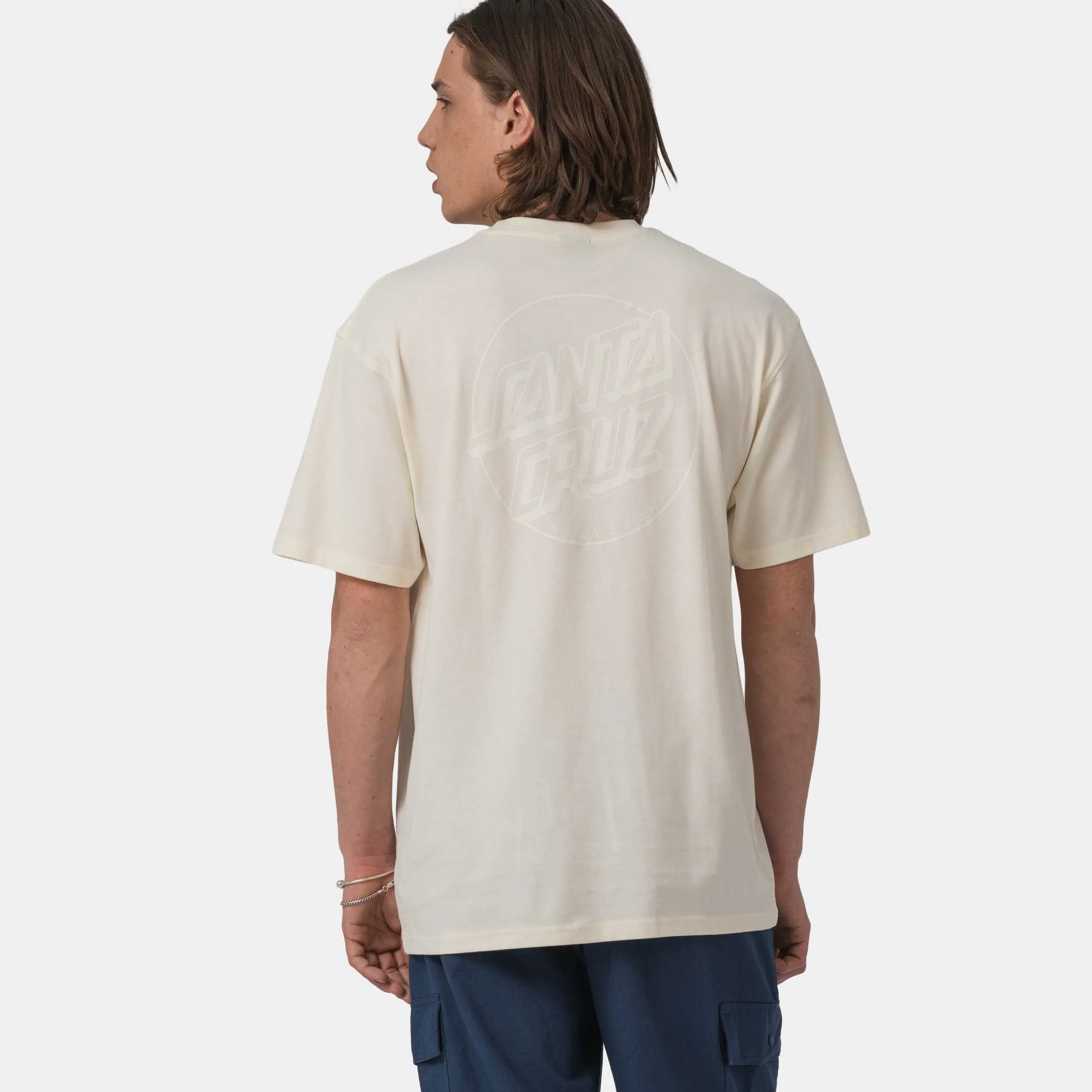 Tonal Opus Dot Stripe T-Shirt - Image 4