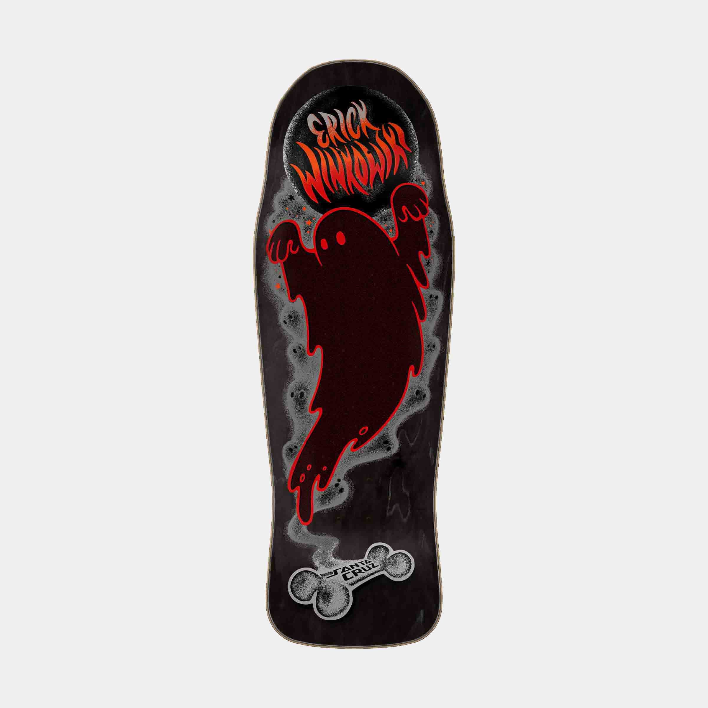 Winkowski Ghost Shaped Skateboard Deck 10.34in x 30.54in