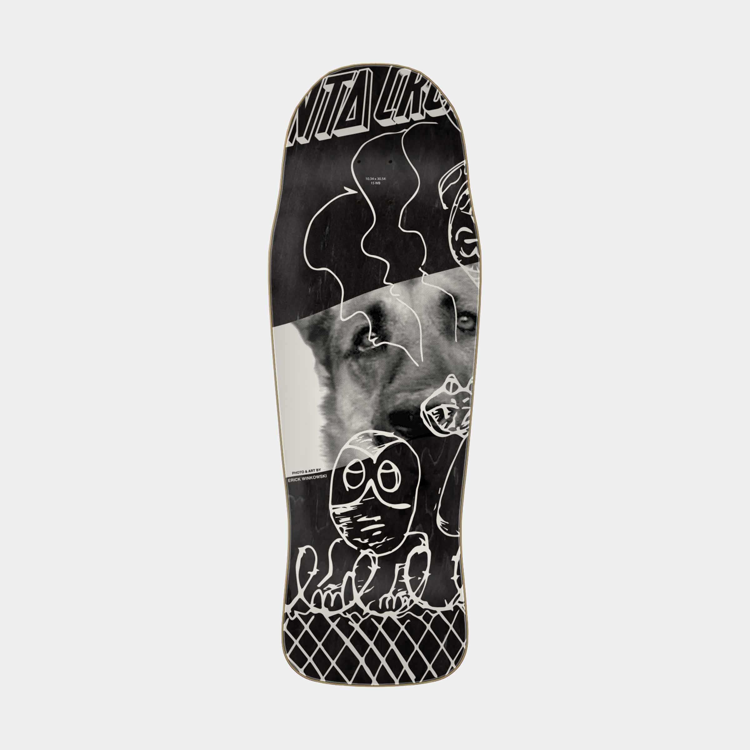 Winkowski Tribute Pro Shaped Skateboard Deck 10.34in x 30.54 in - Image 2