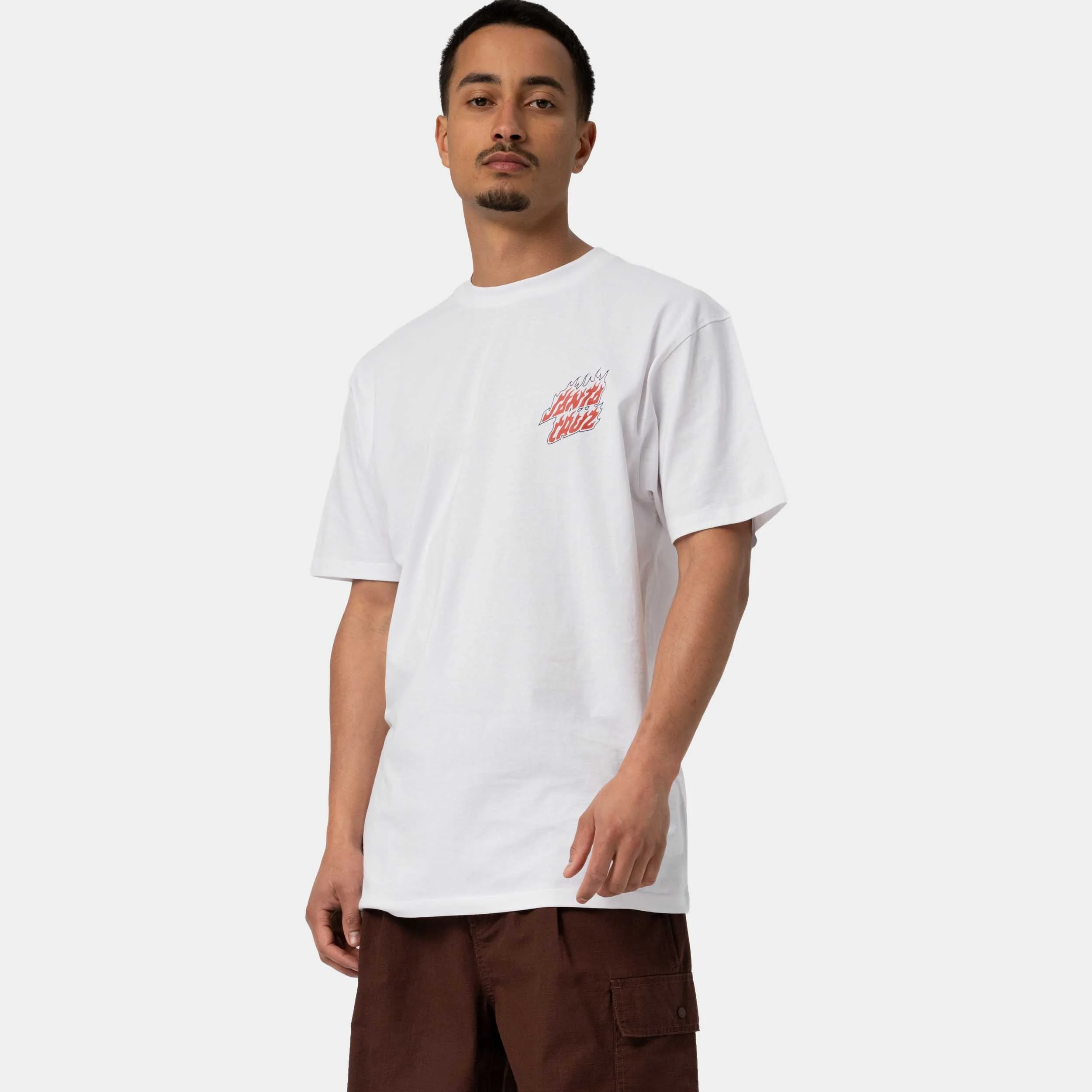 Wired Flame Dot Chest T-Shirt - Image 3