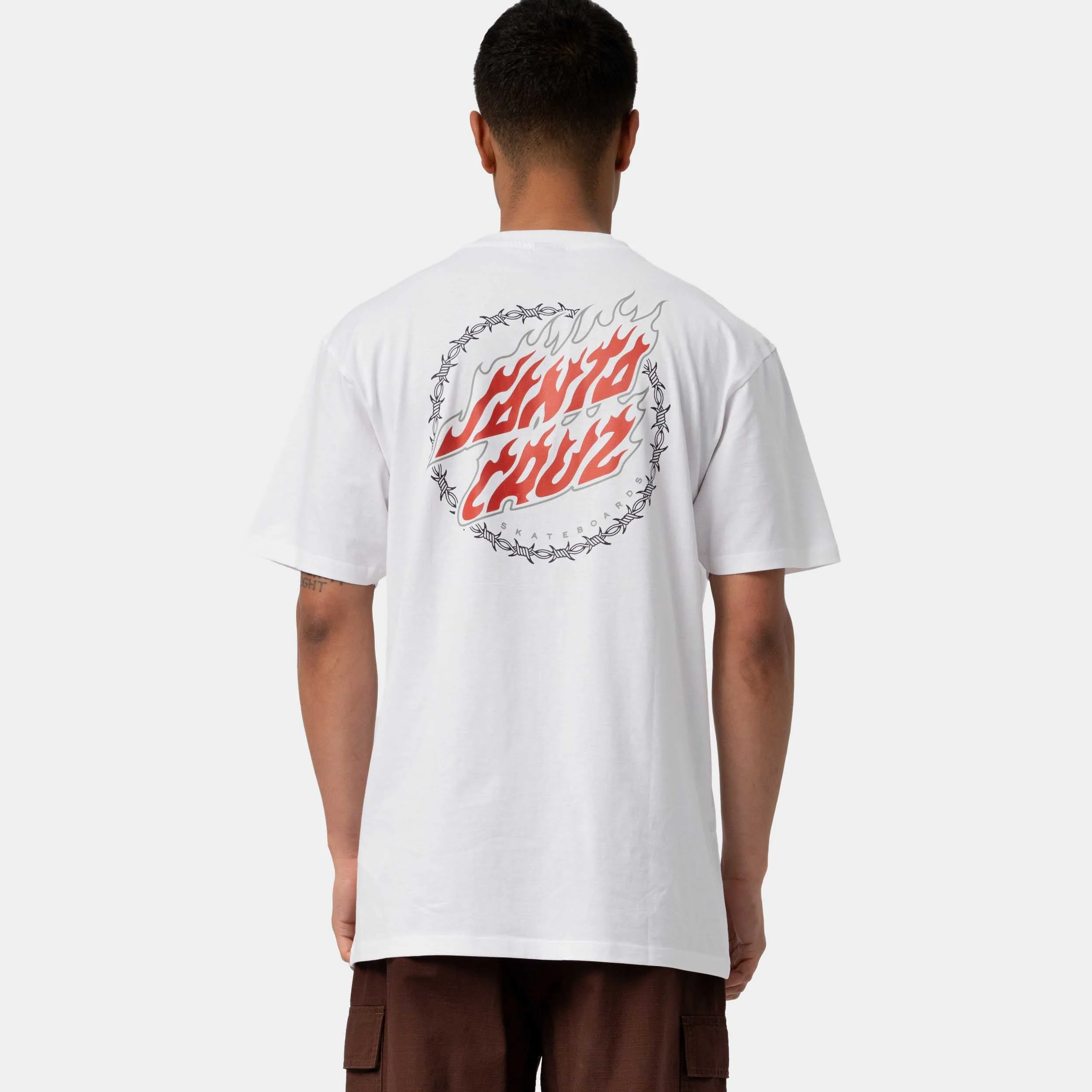 Wired Flame Dot Chest T-Shirt - Image 4