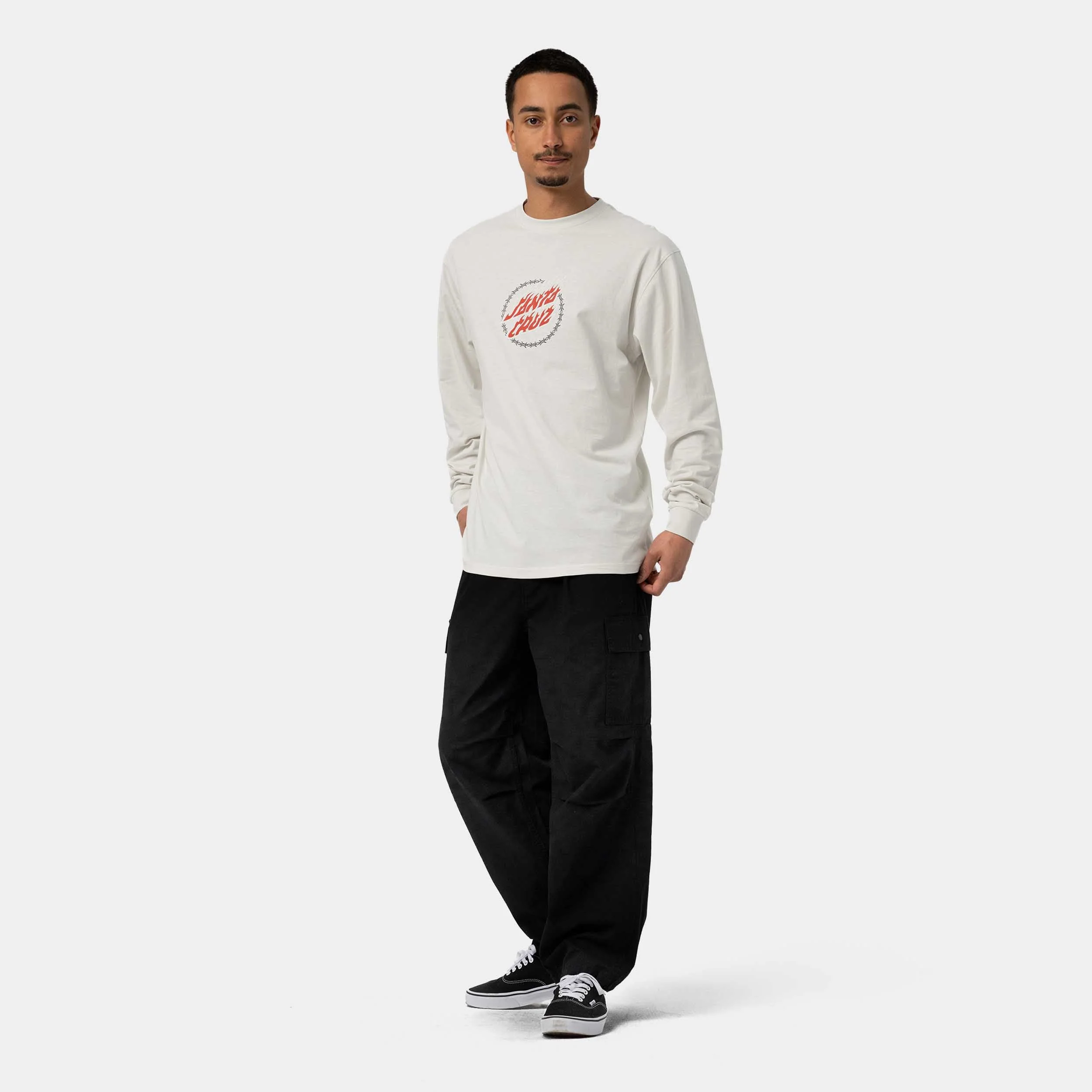 Wired Flame Dot Front Long Sleeve T-Shirt - Image 5